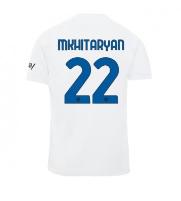 Inter Milan Henrikh Mkhitaryan #22 Bortedrakt 2023-24 Kortermet